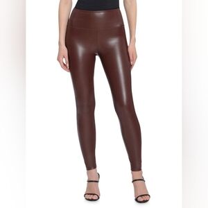 Bagatelle Dark Brown Liquid Leggings